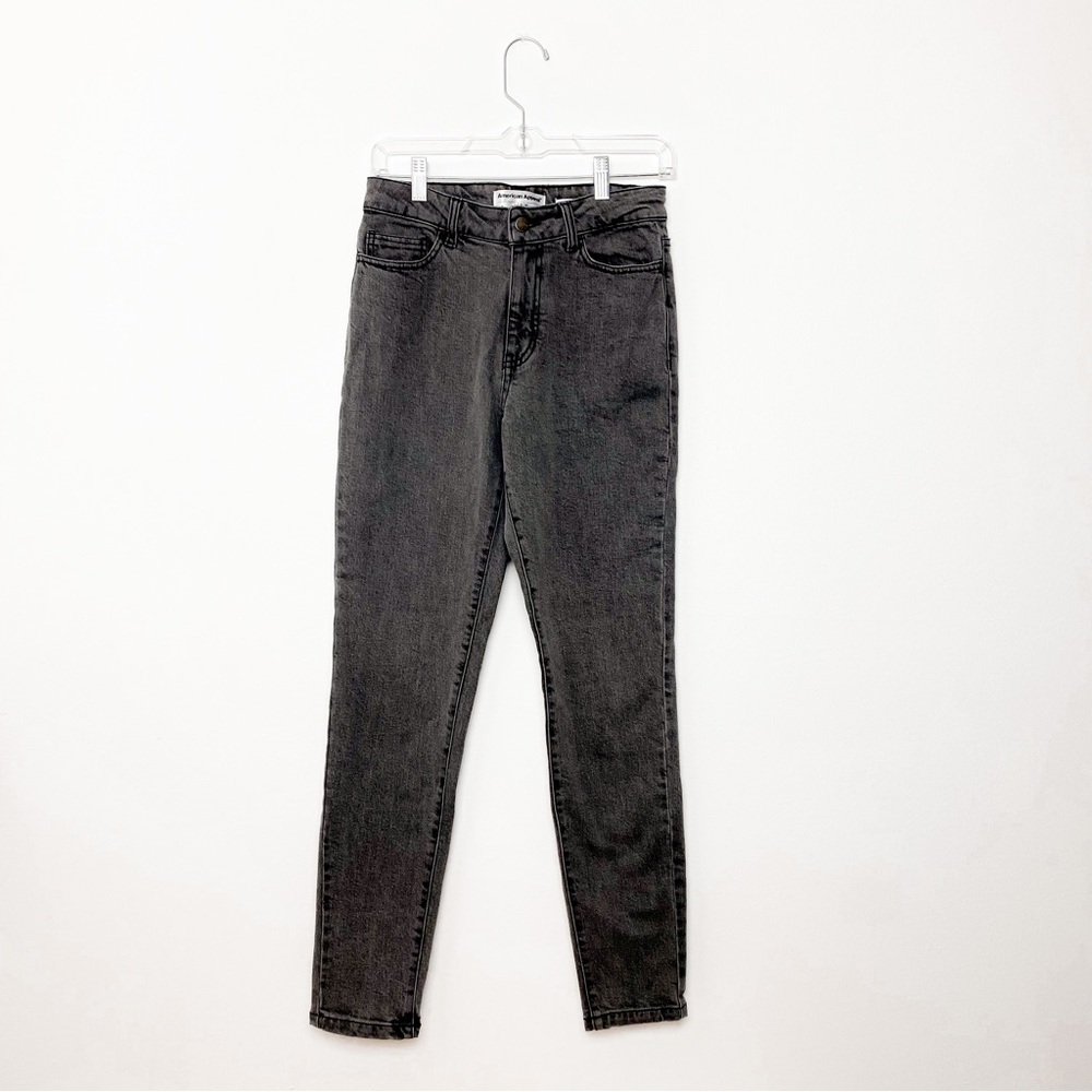 American Apparel The Pencil Jean | High Rise Gray